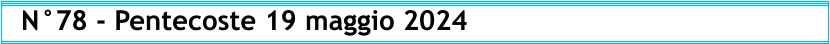 N°78 - Pentecoste 19 maggio 2024