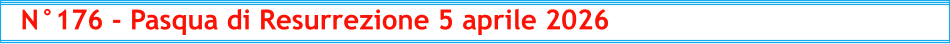 N°176 - Pasqua di Resurrezione 5 aprile 2026